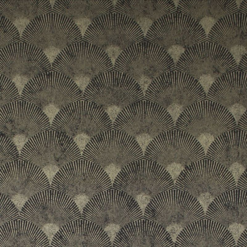 Fan Black and Gold Geometric Paste the Wall Wallpaper, 1 of 5