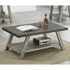 NicBex Modern Rectangle Wood Coffee Table Set of 3 with Open Storage Shelf for Living Room and Bedroom - 4 of 4