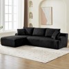 Cloud Boneless L-Shape Couch 108" Modern Sectional Comfy No Assembly Required Sleeper Modular Sofa - 4 of 4