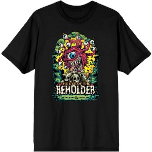 Dungeons & Dragons Eye of the Beholder Skull  Black Shirt - 1 of 2