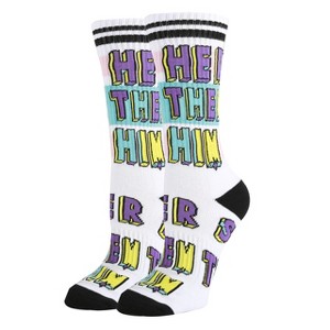 Oooh Yeah! Women's Crew Socks (Them They) - 1 of 3