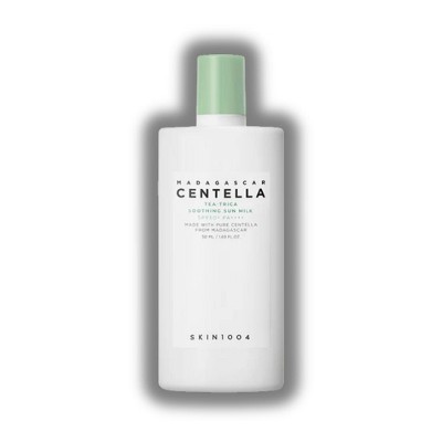 SKIN 1004 Madagascar Centella Tea-Trica Soothing Sun Milk | Skin1004 chemical sunscreen and SPF 50+ PA++++ - (1.69 oz)