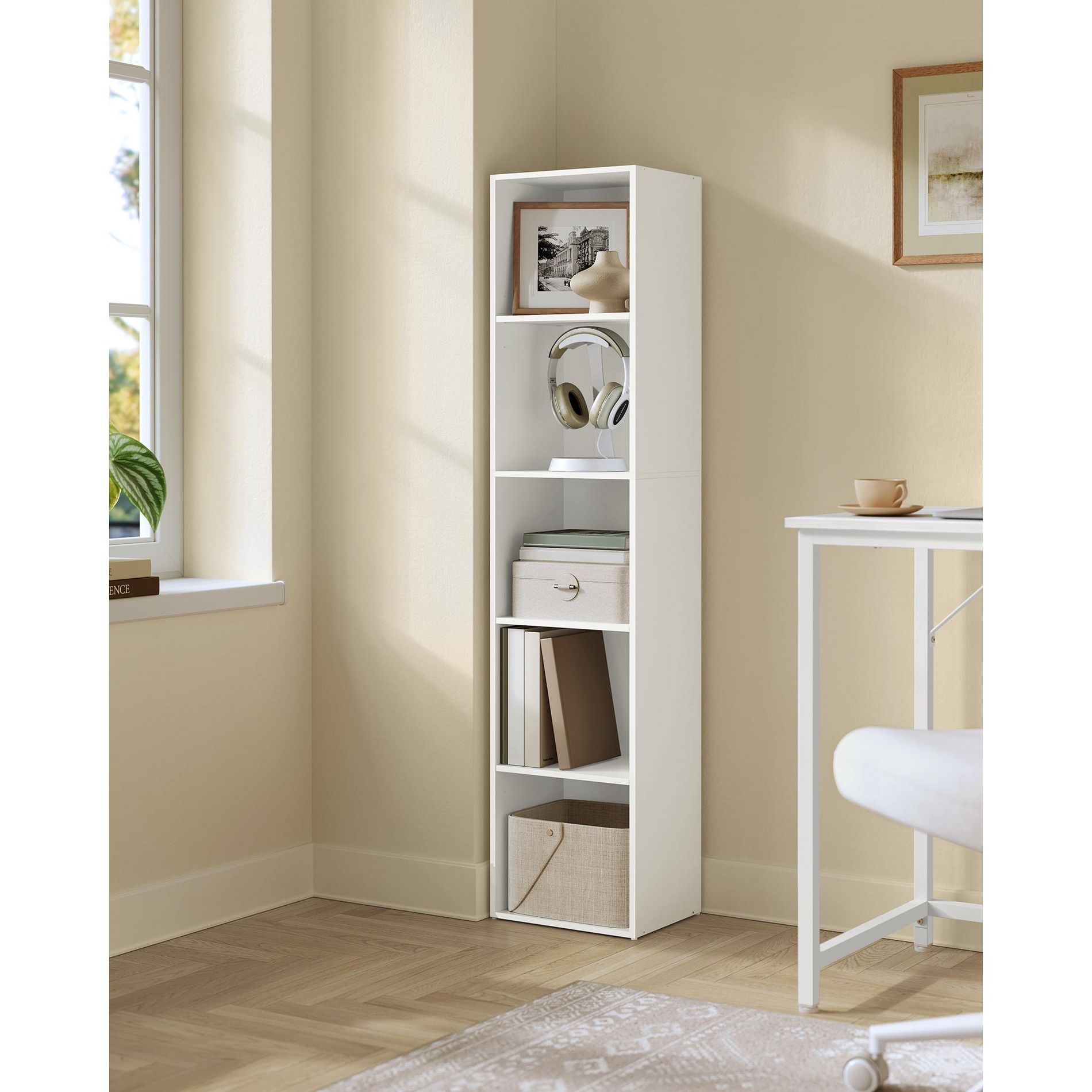 Bookshelf, Bookcase, Open Storage Shelf, Cube Storage Organizer for Living Room, Home Office, Dinning Room