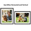 Americanflat 22x28 Poster Frame with Polished Plexiglass, Use as 18x24 Frame with Mat or 22x28 Frame Without Mat, Hudson Collection, Black - 4 of 4
