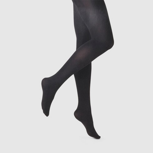 Women's 80d Super Opaque Tights - A New Day™ Black : Target