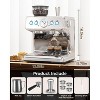 ZAFRO Espresso Machine 15 Bar, Semi-Automatic Espresso Maker with Bean Grinder & Milk Frother Steam Wand, 75 Oz Removable Water Reservoir - 3 of 4