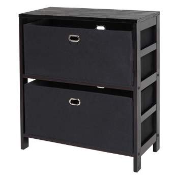 Halifax 5 Drawer Cabinet With Casters Black - Winsome : Target