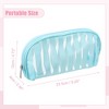 Unique Bargains Zipper PVC Clear Makeup Bag - 2 of 4