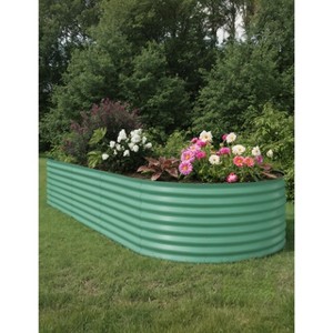 2-Pack Galvanized Steel Raised Garden Beds - Outdoor Deep Planter Box Kit, Rust-Resistant Coated Design for Vegetables, Flowers & Herbs - 1 of 4