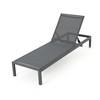Modern Outdoor Chaise Lounges with Aluminum Frame, Breathable Seating Mesh Patio Recliner Chair, Adjustable Outside Chair -Christopher Knight Home - 4 of 4