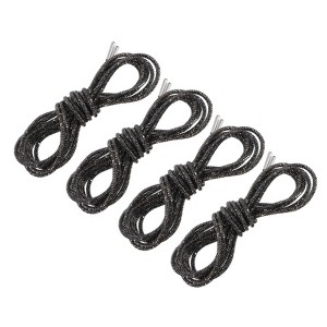 Unique Bargains Rhinestone Drawstring Cords Replacement Glitter Shoelaces 4 Pcs - 1 of 4