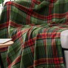 Soft Fluffy Plaid Blanket, 50x 60, Lightweight Throw with Tassels for Home Decor - 3 of 4