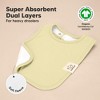 KeaBabies 8-Pack Organic Baby Bibs for Boy, Girl, Drool Bibs, Baby Bib for Girls, Boys,  Newborn Teething Bibs - 3 of 4