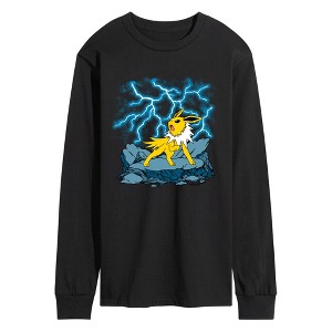 Men's Pokémon Jolteon Lightning Long Sleeve Graphic T-Shirt