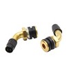 Unique Bargains Car 135 Degree Copper Wheel Rim Vacuum Tubeless Tire Valve Stem 10 Pcs - 2 of 3