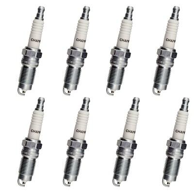Champion 8 Pack of Genuine OEM (407S) Spark Plugs - RS14LC-8PK
