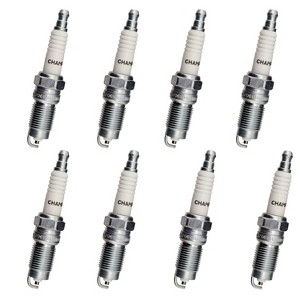 Champion 8 Pack of Genuine OEM (407S) Spark Plugs - RS14LC-8PK - 1 of 3