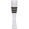 Memoi Girls' Triple Stripe Knee High Socks White-Black 4 - 2 of 3