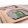 4" x 6" NCAA Mississippi State Bulldogs 3D StadiumViews Picture Frame - 3 of 4