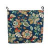 Blazing Needles, 20-inch by 19-inch Patterned Outdoor Spun Polyester Chair Cushions (Set of 2) - 2 of 2