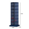 VYNXARIA Blue 360 Rotating shoe cabinet 7 layers - 3 of 4