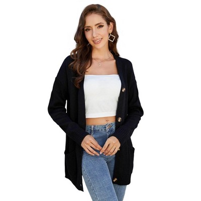 Chunky Black Cardigan : Target