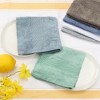 Unique Bargains Cotton Thick and Absorbent Kitchen Towels 13 X 13 Inches 6 Pcs - 2 of 4