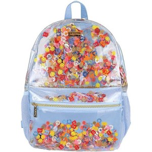 Packed Party Backpack; Women's Small Fashion Shoulder Book Bag; Trendy Look for Ladies at School, Work, and Travel (Little Letters) - 1 of 4