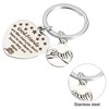 Unique Bargains Friendship Inspirational Heart Key Ring Christmas Birthday Gifts - 3 of 4