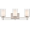 Millennium Lighting Huderson 3 - Light Vanity in  Brushed Nickel - 4 of 4