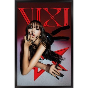 Trends International LISA - VIXI Red Star Framed Wall Poster Prints - 1 of 4