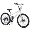 RISOKEYS BMX Bikes,26 inch Kids Mountain Bike,Single Speed Bicycles for Boys,Outdoor Cycling Bike Road Bicycle Mountain Bike - 4 of 4