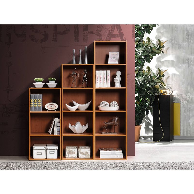 Hodedah 12 x 16 x 60 Inch 5 Shelf Bookcase and Office Organizer Solution for Living Room, Bedroom, Office, or Nursery, 5 of 6