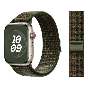 HTUTWOO Nylon Apple Watch Band, Sport Loop Strap 38/40/41/42/44/45/46/49mm, Fit for iWatch Series 11 10 9 8 7 6 5 4 3 2 1 SE Ultra - 1 of 4