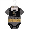 Kids Batman Armor 3-Piece Bodysuit Cap and Socks Set - 2 of 2