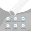 Unique Bargains High Impact Water Plumb Cable Sleeve Rigid Round Pipes 20" Length - 3 of 4