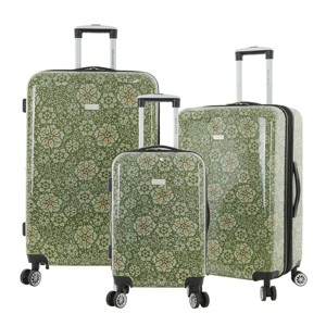 Travelers Club Bella Caronia Posh 3pc Expandable Hardside Checked Spinner Luggage Set - 1 of 4
