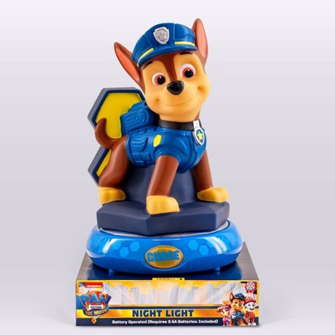 NICKELODEON RUBBLE CHASE Night Light PAW PATROL PUP HEROES LED Night Light 