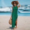 Women's Sleeveless Cutout Bodycon Cover-Up Maxi Dress - Cupshe - 2 of 4