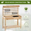 VYNXARIA  Potting Bench ¨C Versatile Garden Workstation with Removable Sink & Metal Sieve! - 4 of 4