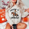 Simply Sage Market Women's Graphic Sweatshirt Creepin' It Country Cowboy - 2 of 4