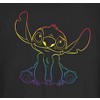 Adult Lilo & Stitch Sitting Cute with Rainbow Pride T-Shirt - image 2 of 4