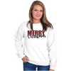 Xmas Holiday Plaid Merry Christmas Sweatshirt for Men or Women Brisco Brands - 3 of 4