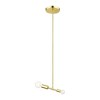 Livex Lighting Blairwood 1 - Light Pendant in  Satin Brass - 2 of 4