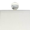 Vienna Full Spectrum European Style Table Lamp with Table Top Dimmer 28.75" Tall Brass Clear Crystal White Fabric Empire Living Room Bedroom - 3 of 4