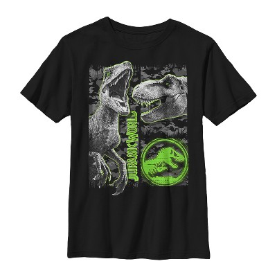 Boy's Jurassic World: Fallen Kingdom Camo Print Dinosaurs T-shirt ...