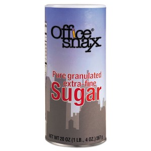 Office Snax Reclosable Canister of Sugar, 20 oz - 1 of 1