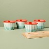 4pk Summer Plaid Melamine Mini Bowl Serving Set - Hearth & Hand™ with Magnolia - 3 of 4