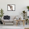 Stupell Industries Baby Giraffe Animal Watercolor Black Framed Floater Canvas Wall Art - 2 of 4