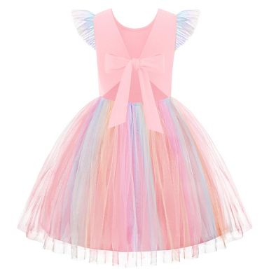 formal tutu dresses Pondersoa Tutu Dress Jade / 4-5 Years / Shell: (Knitted Fabric 100% Cotton, Net Fabric 100% Nylon) Lining: (Woven Fabric 100% cotton) Exclusive of main image 1
